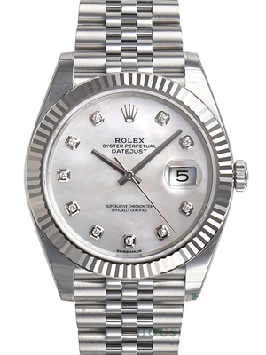 ロレックス デイトジャスト４１ 126334NG ホワイト 最も精巧なスーパーコピー時計N級品ロレックスです