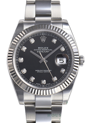 ロレックス デイトジャスト４１ 126334G ダイヤモンド 最も精巧なスーパーコピー時計N級品ロレックスです