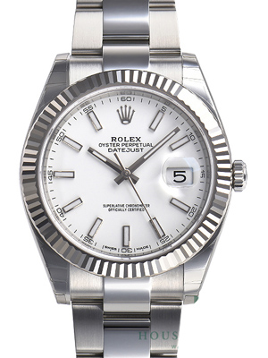 ロレックス デイトジャスト４１ 126334 ホワイト 最も精巧なスーパーコピー時計N級品ロレックスです