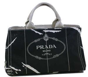 プラダスーパーコピー バッグ PRADA トートバッグ キャンバス ブラック B1872