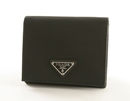 プラダスーパーコピー テスート 三つ折財布 ブラック M176 カーフレザー、ナイロン