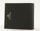 プラダスーパーコピー テスート 二つ折財布 ブラック M738 カーフレザー、ナイロン