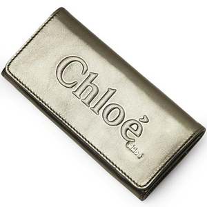 クロエ/Chloe/ ２つ折り長財布[小銭入れ付き] /オリーブゴールド 3p0321 456 09a