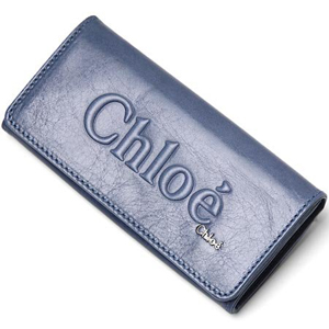 クロエ/Chloe/ ２つ折り長財布[小銭入れ付き] /スレートブルー 3p0321 7a733 721