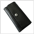 クロムハーツスーパーコピー 財布（Chrome Hearts）ジュディ・ブラック・ヘビーレザー CW270BK