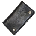 クロムハーツスーパーコピー 1 ZIP BK Heavy Leather /BS Fleur Buttons chw13