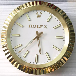 ロレックス 壁掛け時計 RX-297 NOOBの工場製品 316L 単３電池で動きます - 3,0000円